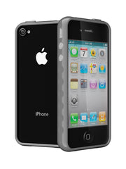 Cygnett - Aerogrip Edge for iPhone 4/4S + Screen Protector - Grey