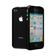 Cygnett - Aerogrip Edge for iPhone 4/4S + Screen Protector - Black