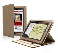 Cygnett - Lavish Earth folio stand case for iPad 2 - Brown